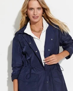 New Sportscraft Adalia Patch Pocket Anorak in Navy