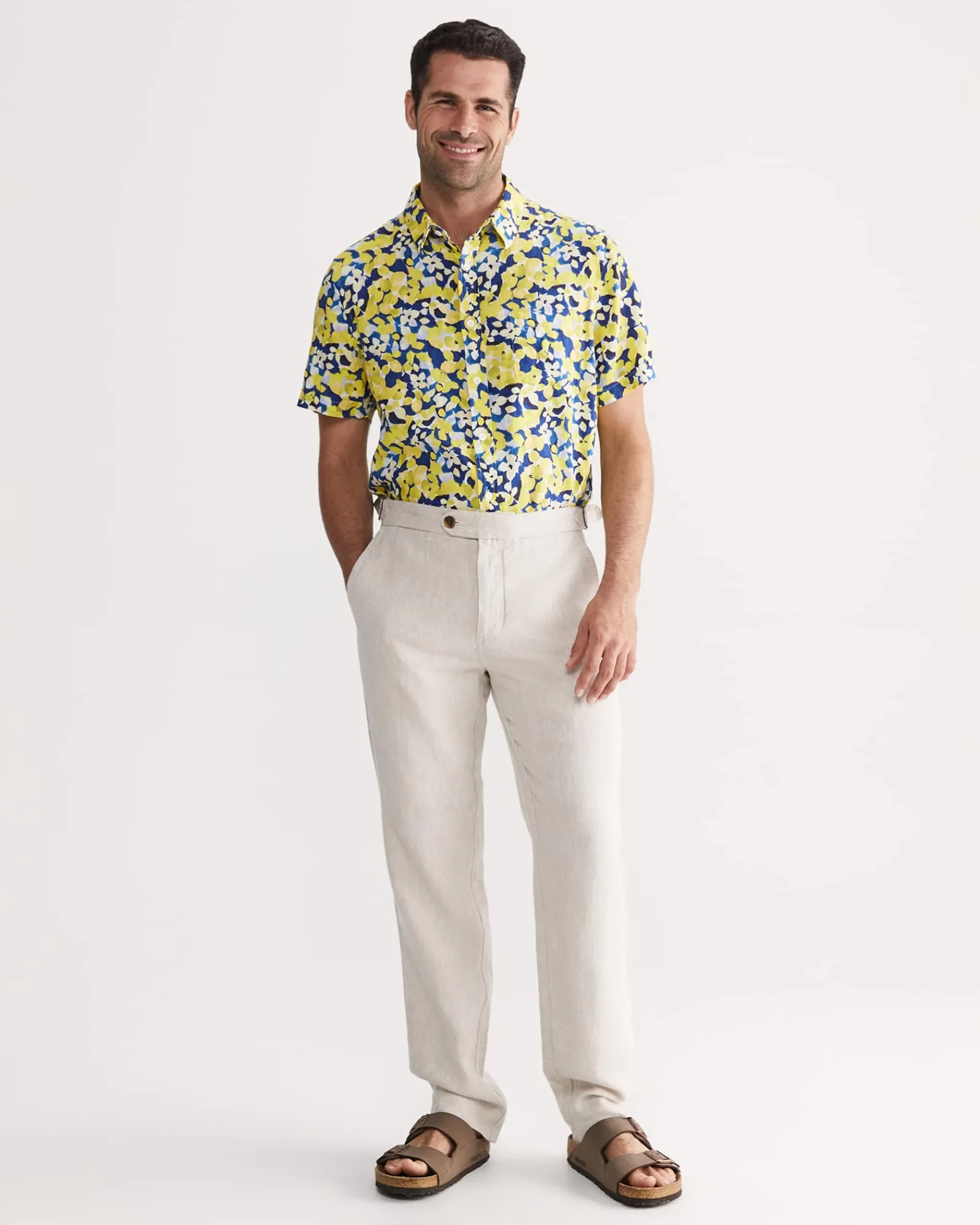 Online Sportscraft Alpha Tapered Shirt in Yellow