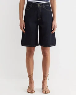 Fashion Sportscraft Alyse Denim Short in Indigo