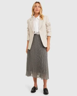 Fashion Sportscraft Annie Blazer in Stone