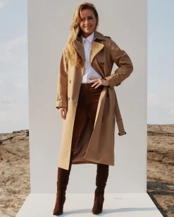Hot Sportscraft Audrey Icon Trench in Sand