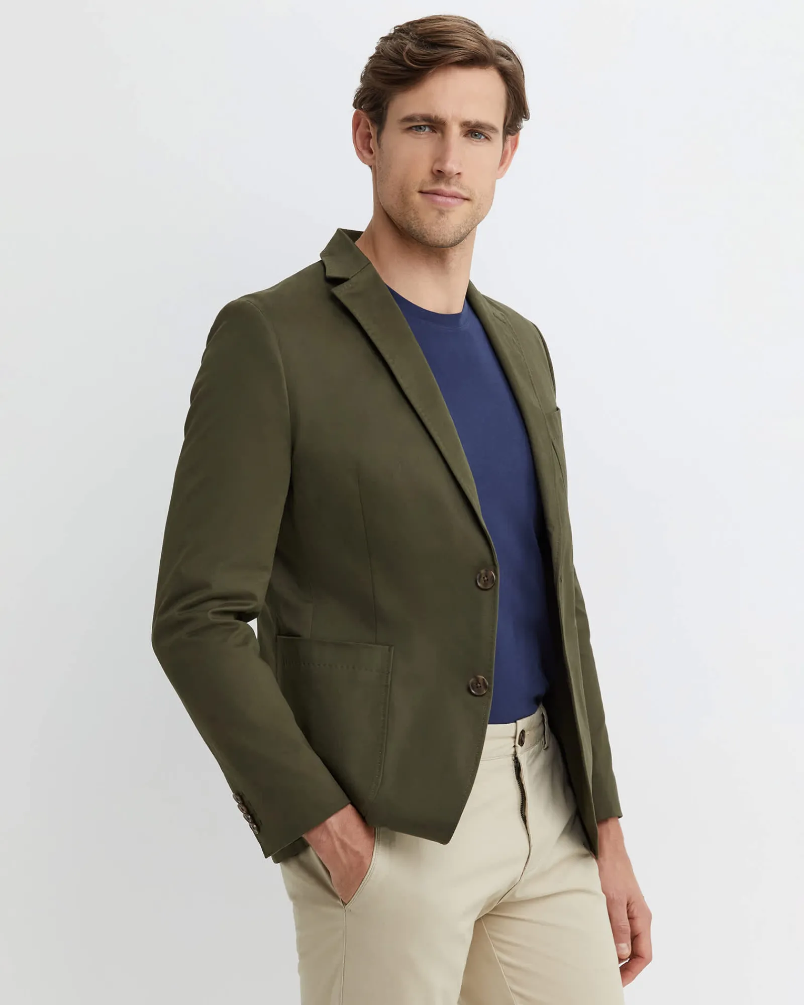 Hot Sportscraft Barton Sports Jacket in Dark Khaki DarkKhaki