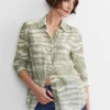 New Sportscraft Bell Long Sleeve Shirt in Green