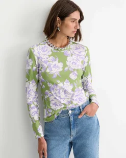 Online Sportscraft Bloom Liberty Long Sleeve Magic Tee in Green