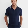 Clearance Sportscraft Braddon Knit Polo in Navy