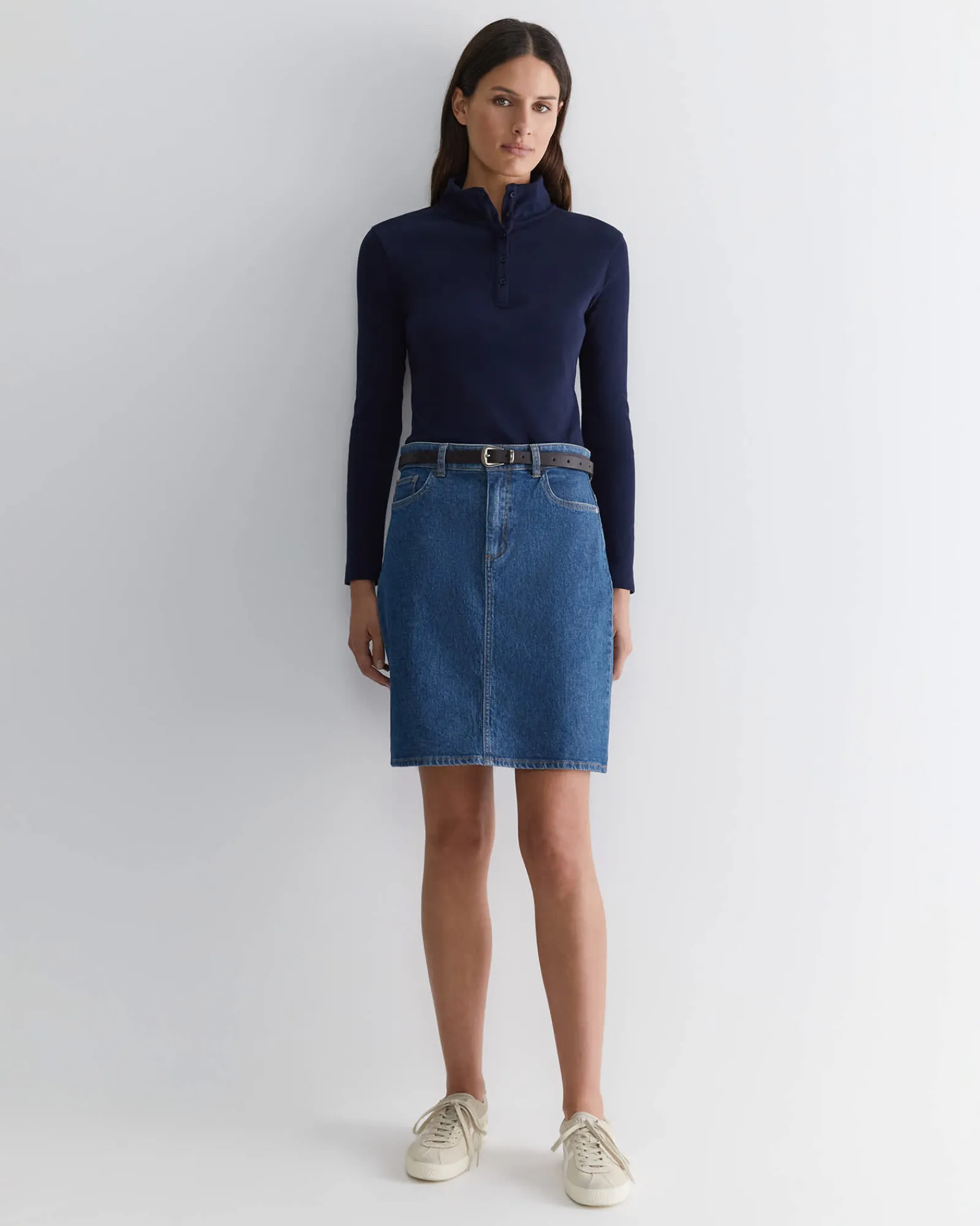 Online Sportscraft Brodie Denim Skirt in Mid Wash MidWash