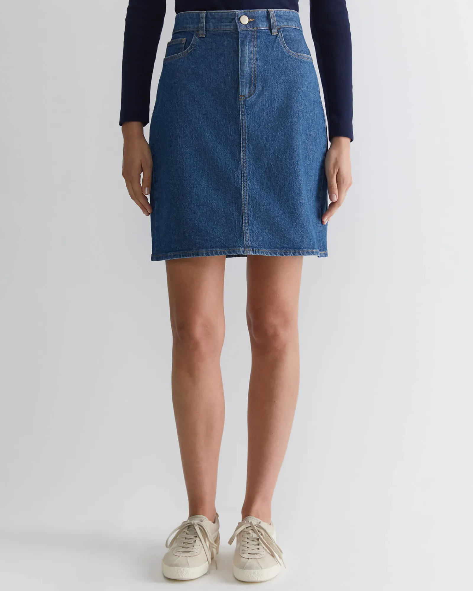 Online Sportscraft Brodie Denim Skirt in Mid Wash MidWash