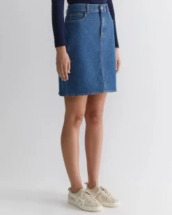 Online Sportscraft Brodie Denim Skirt in Mid Wash MidWash