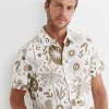 Clearance Sportscraft Byron Short Sleeve Shirt in Barley