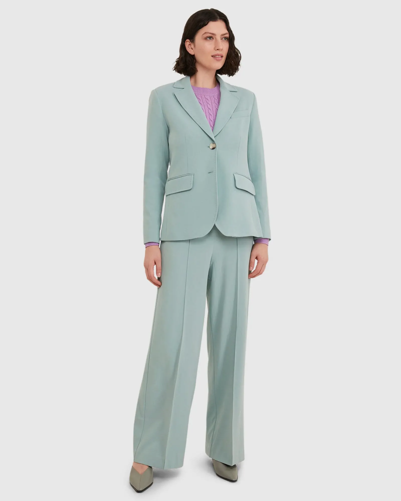 Clearance Sportscraft Callie Jacket in Duck Egg DuckEgg