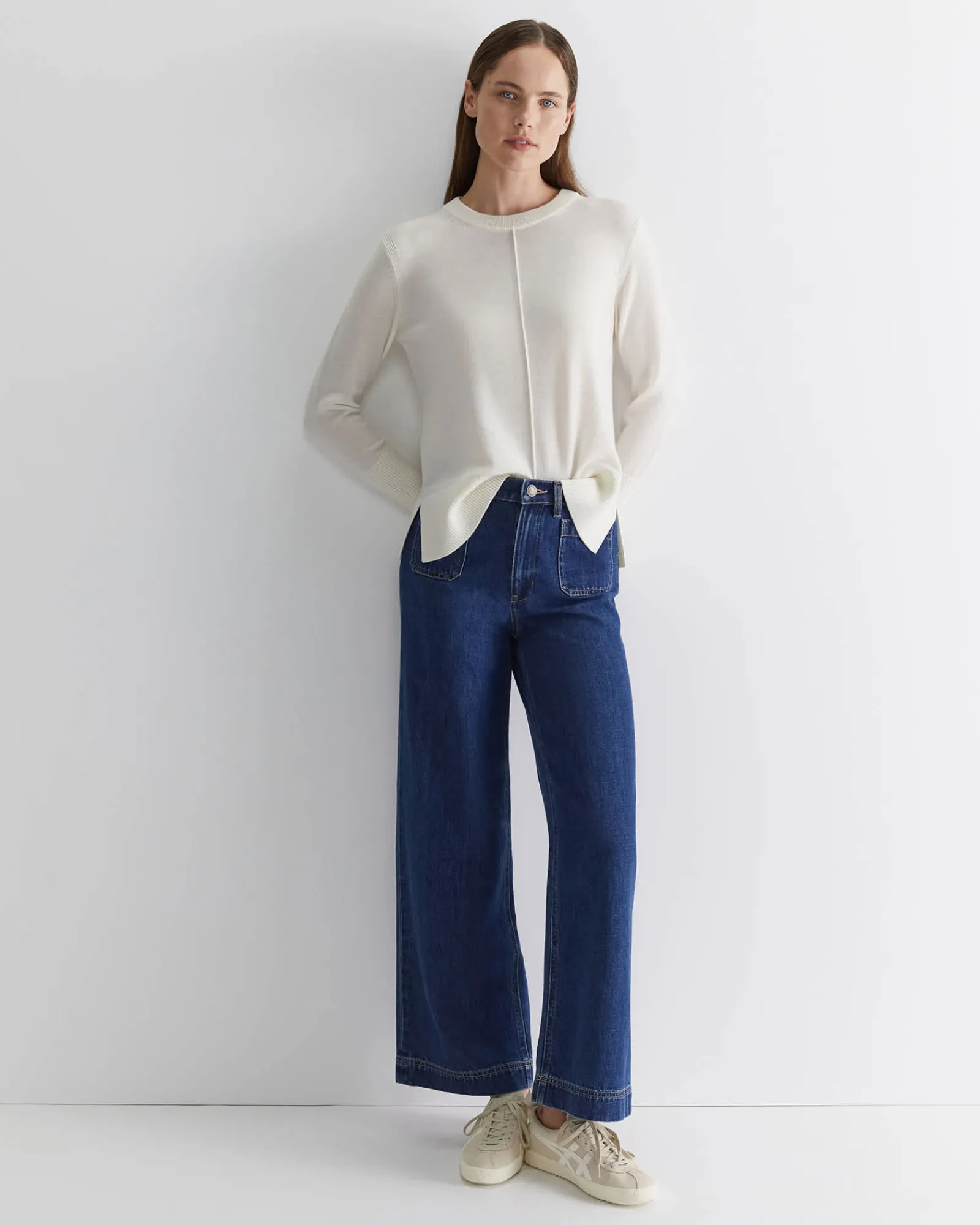 Hot Sportscraft Cass Merino Wool Knit in Winter White WinterWhite
