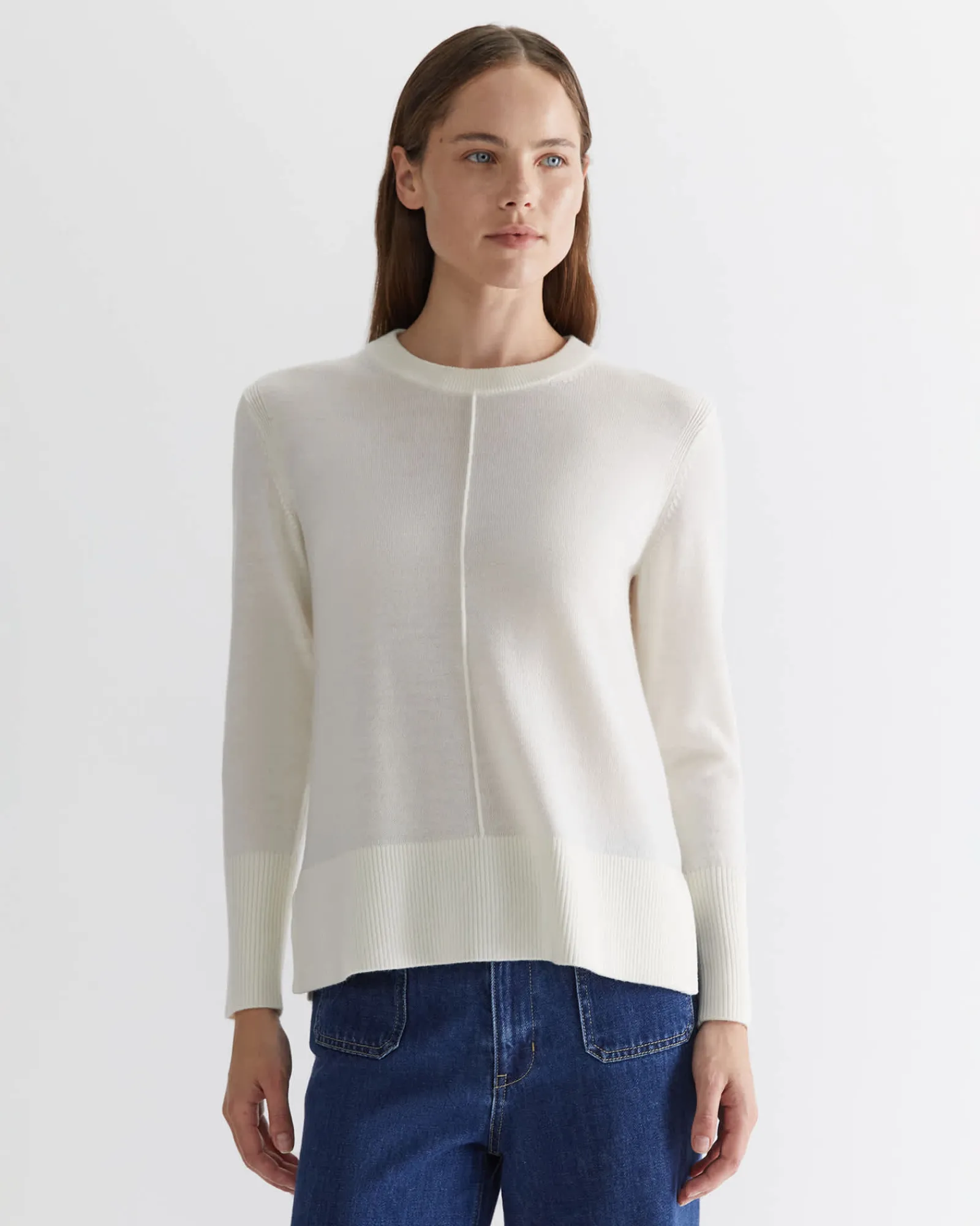 Hot Sportscraft Cass Merino Wool Knit in Winter White WinterWhite