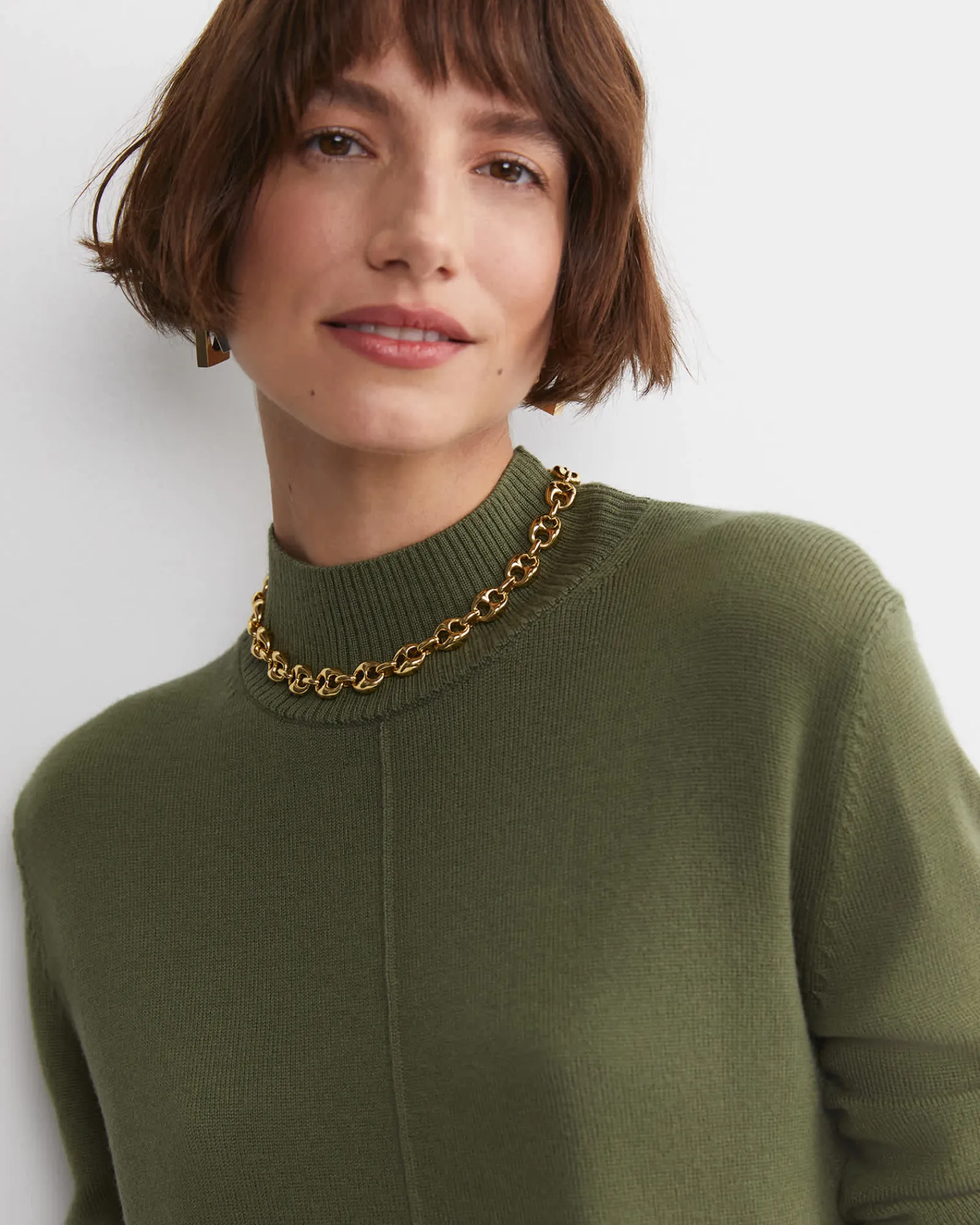 Hot Sportscraft Cass Wool Sweater in Khaki