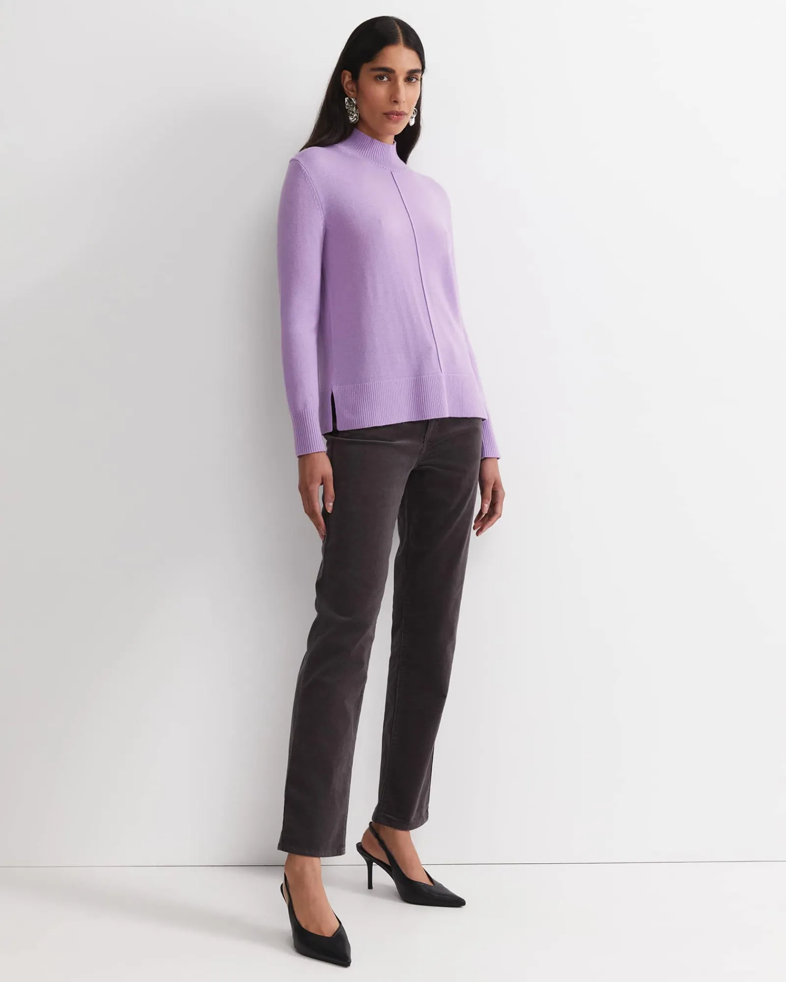 Sale Sportscraft Cass Wool Sweater in Lilac