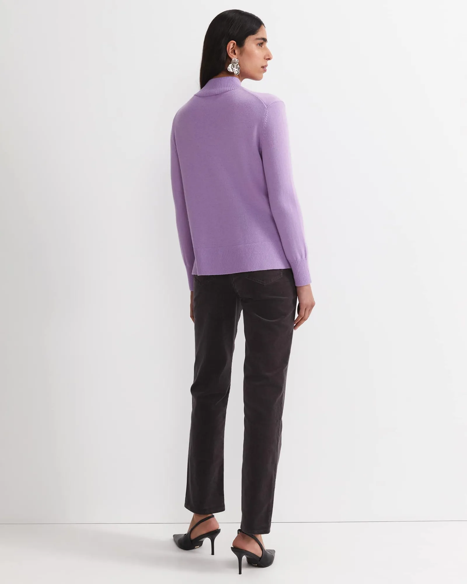 Sale Sportscraft Cass Wool Sweater in Lilac
