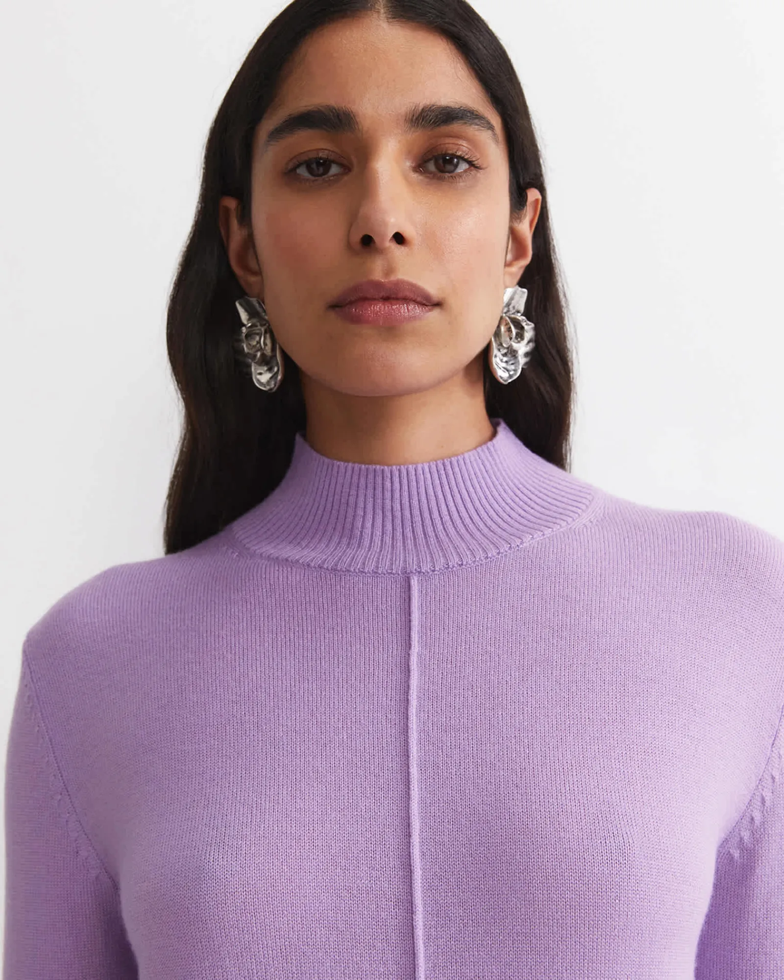 Sale Sportscraft Cass Wool Sweater in Lilac