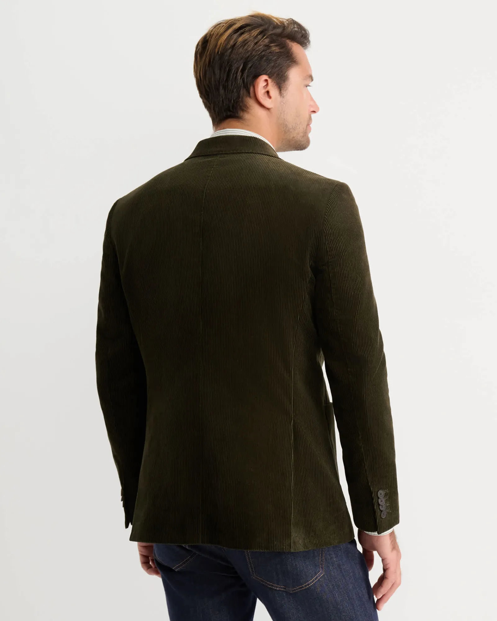 Fashion Sportscraft Caulfield Cord Blazer in Khaki