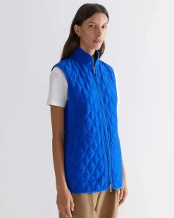 Best Sportscraft Charlie Quilted Vest in Cobalt