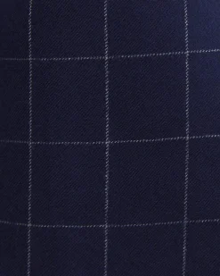 Clearance Sportscraft Chiara Check Vest in Navy