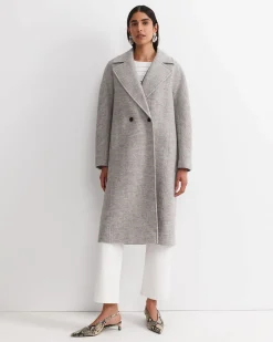 Best Sportscraft Chloe Wool Blend Boucle Coat in Grey