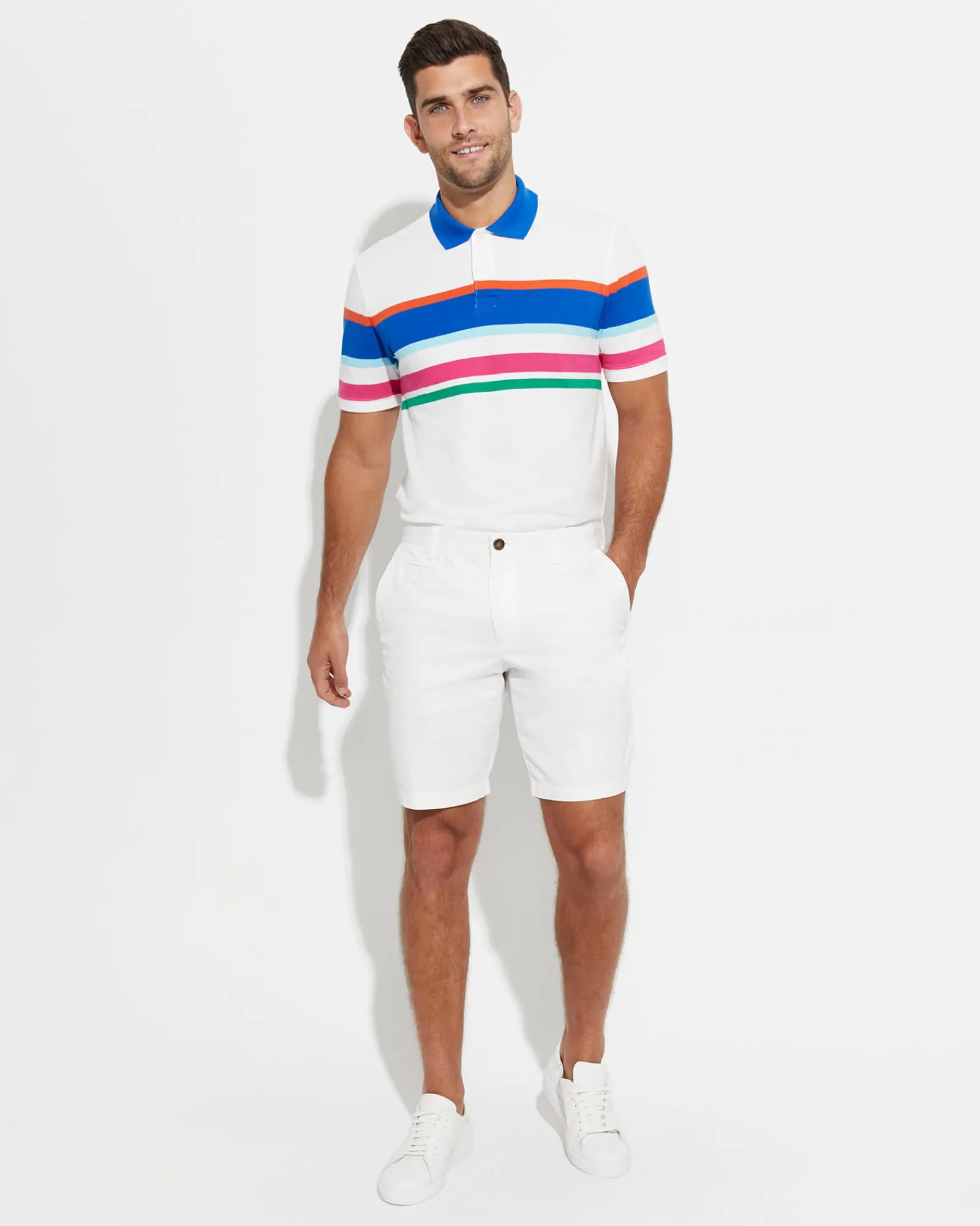 Sale Sportscraft Classic Chino Short in White