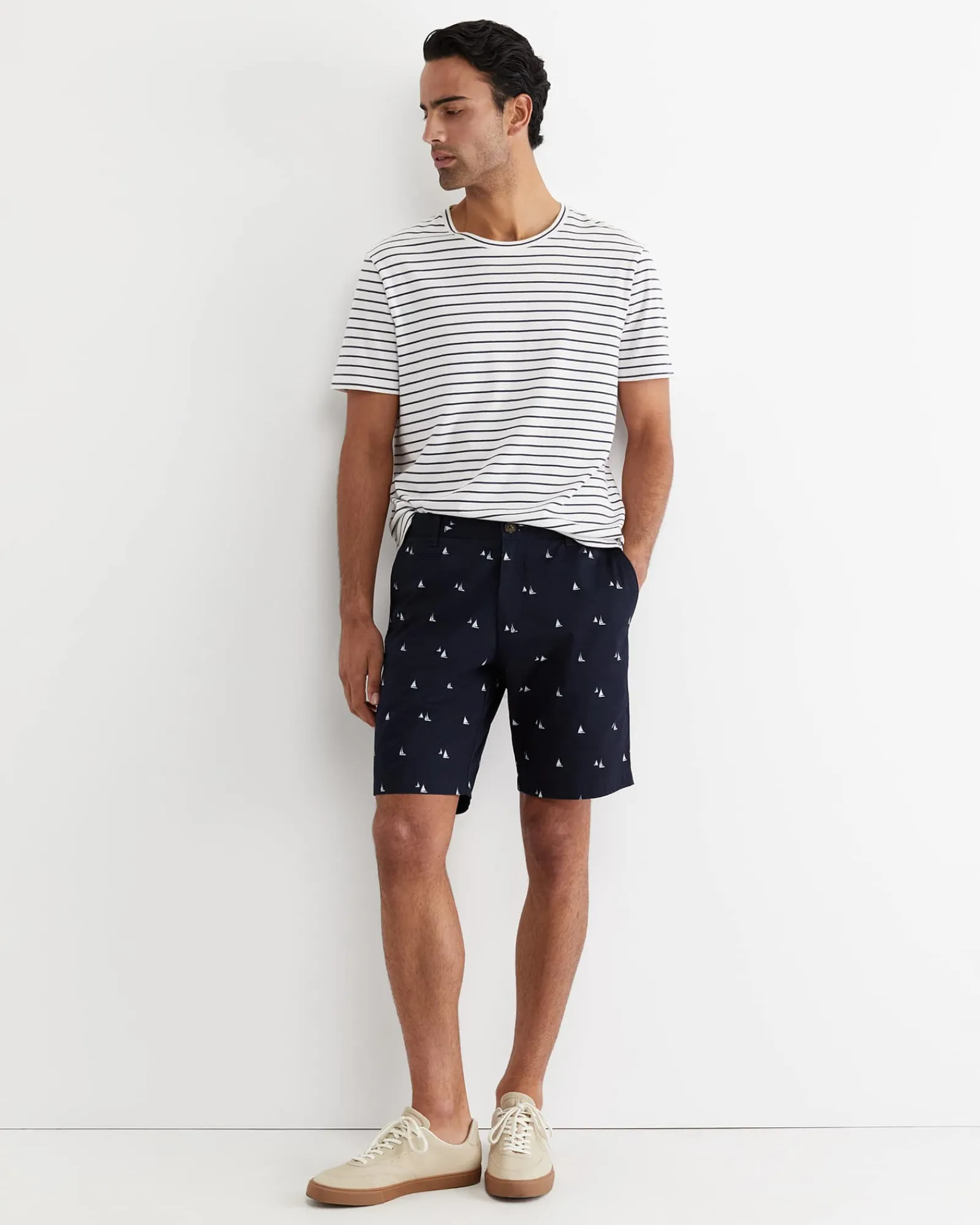 Clearance Sportscraft Classic Printed Short in Classic Navy ClassicNavy