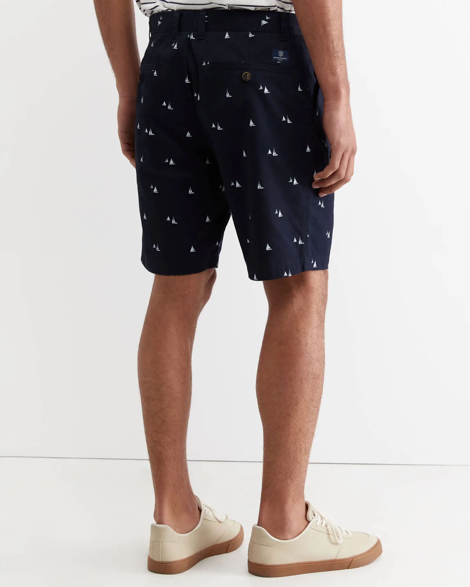 Clearance Sportscraft Classic Printed Short in Classic Navy ClassicNavy