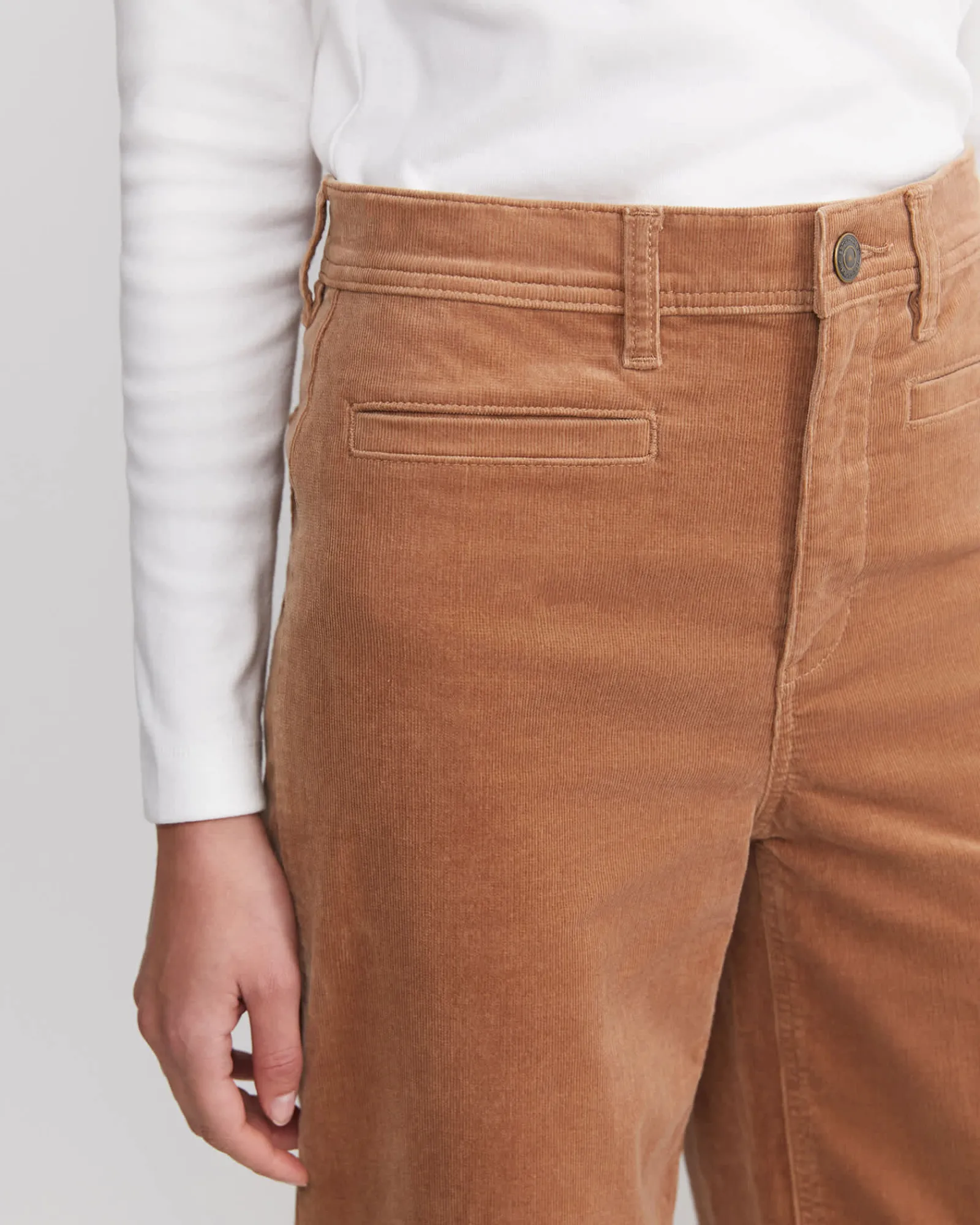Sale Sportscraft Cleo Cord Wide Leg Jean in Camel