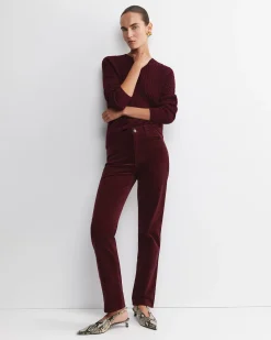 Hot Sportscraft Cleo Straight Cord Jean in Wine