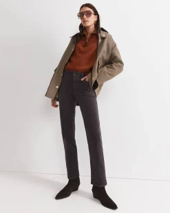 Discount Sportscraft Cleo Straight Cord Jean in Charcoal
