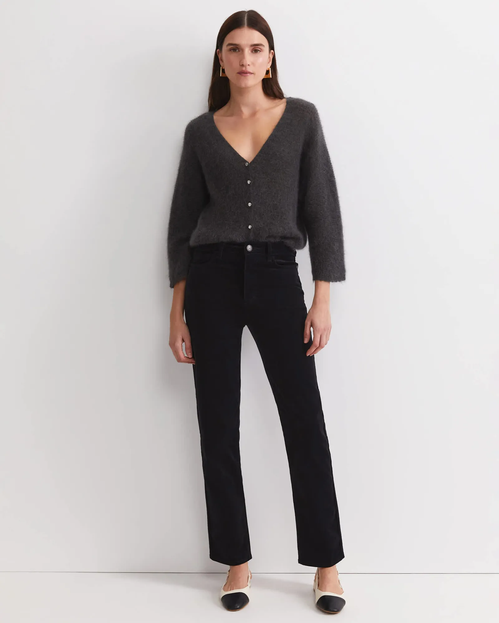 Best Sportscraft Cleo Straight Cord Jean in Black