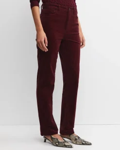 Hot Sportscraft Cleo Straight Cord Jean in Wine