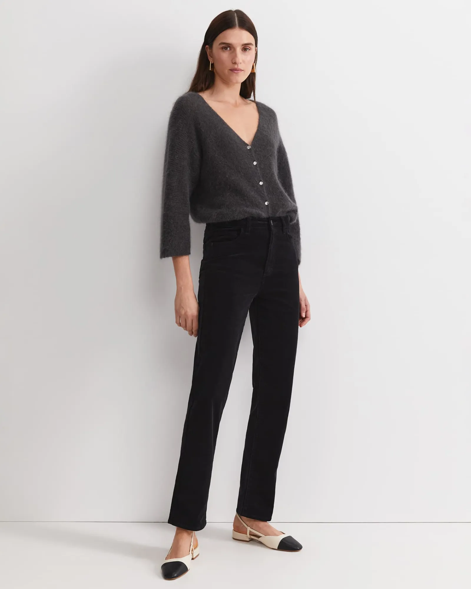 Best Sportscraft Cleo Straight Cord Jean in Black