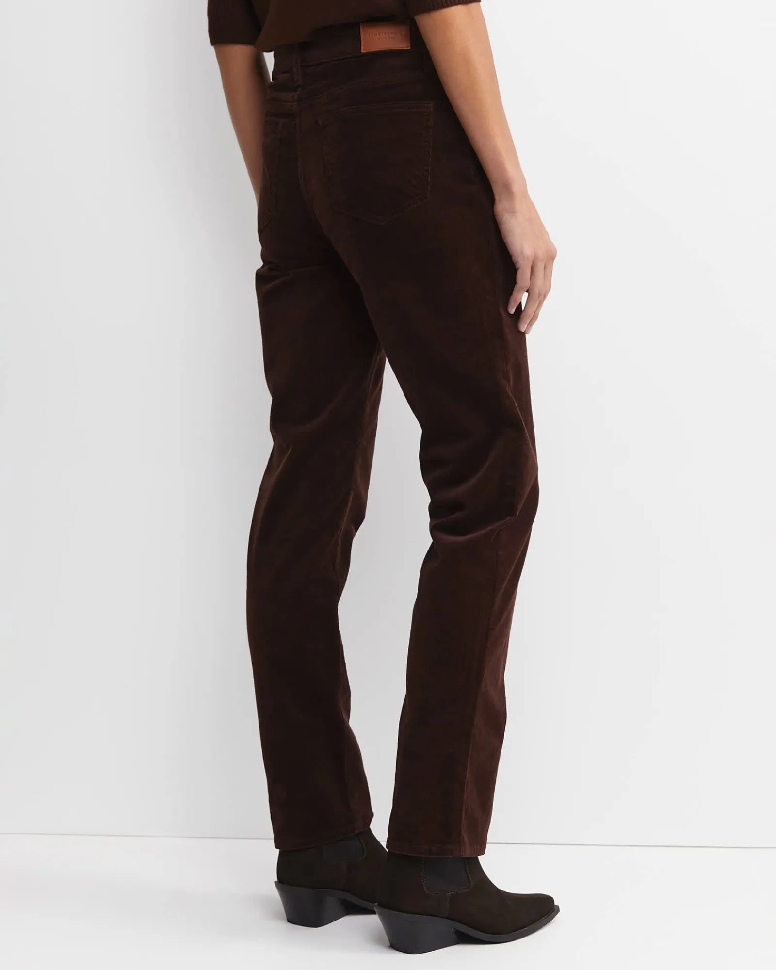 Outlet Sportscraft Cleo Straight Cord Jean in Chocolate