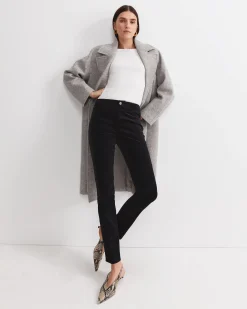 New Sportscraft Cleo Velvet Pant in Black