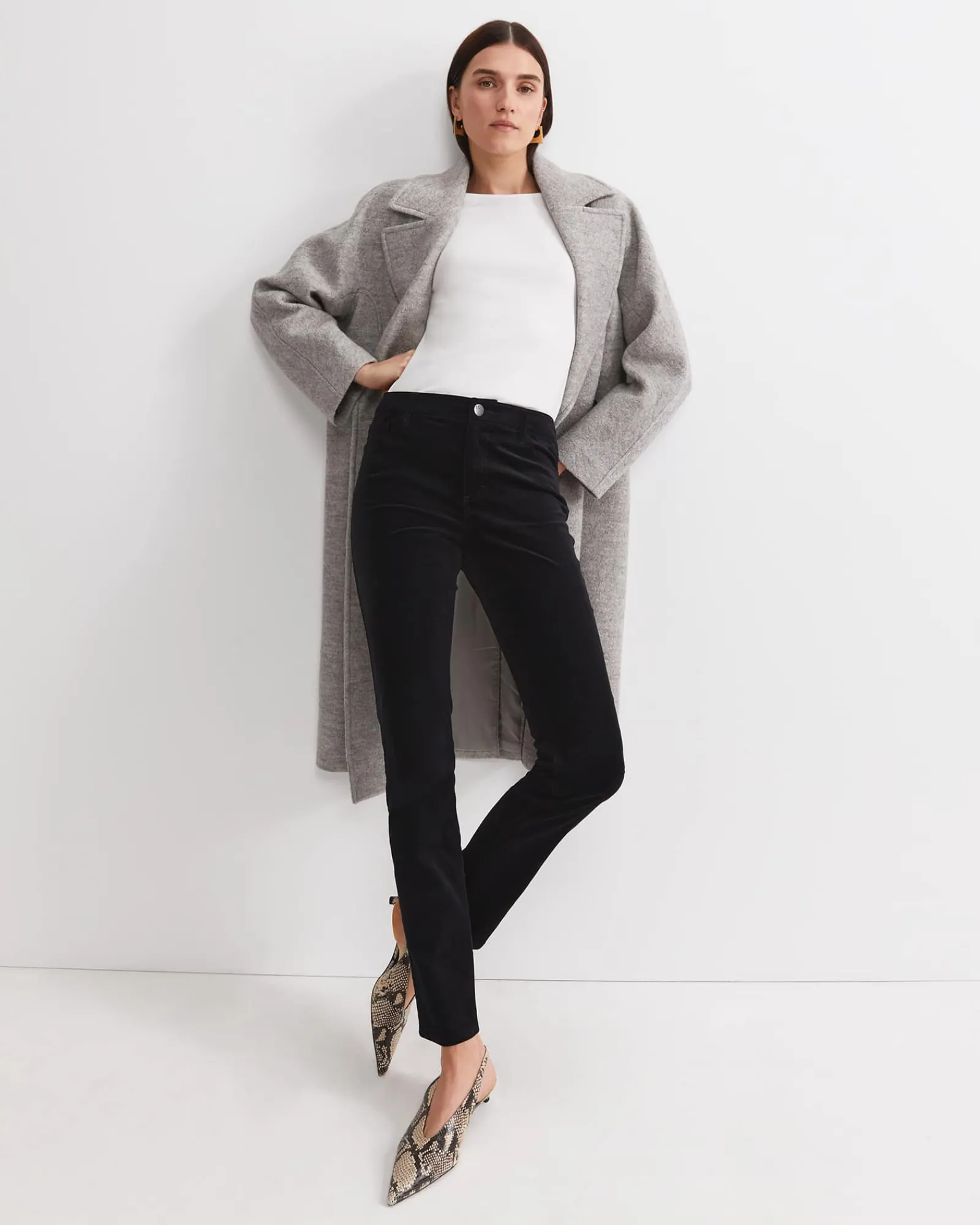 New Sportscraft Cleo Velvet Pant in Black