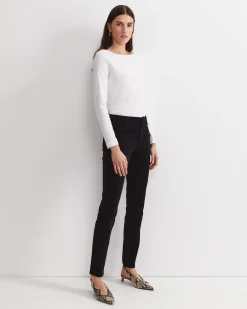 New Sportscraft Cleo Velvet Pant in Black