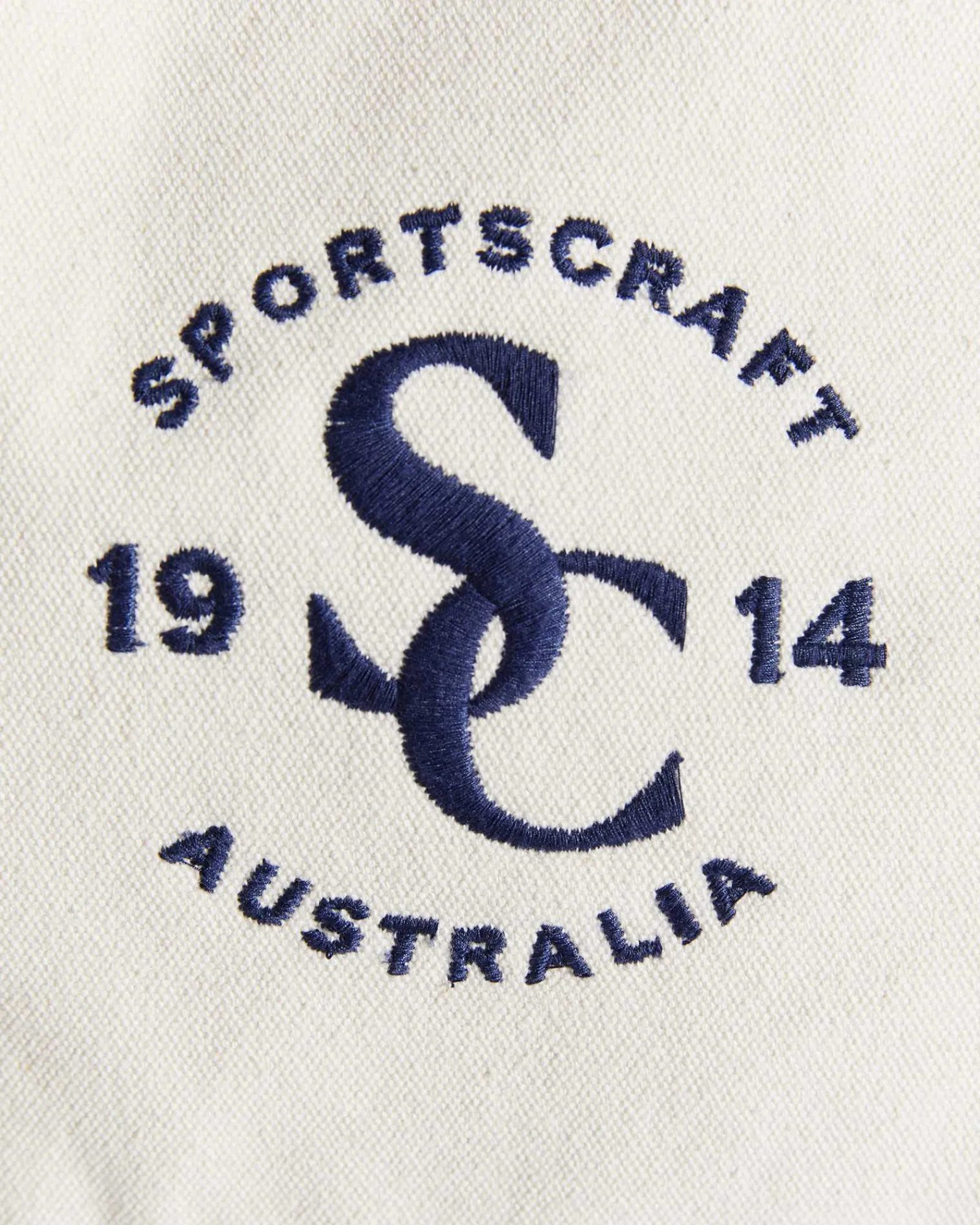 Sale Sportscraft Club Sport Canvas Tote in Ecrunavy Ecru/navy