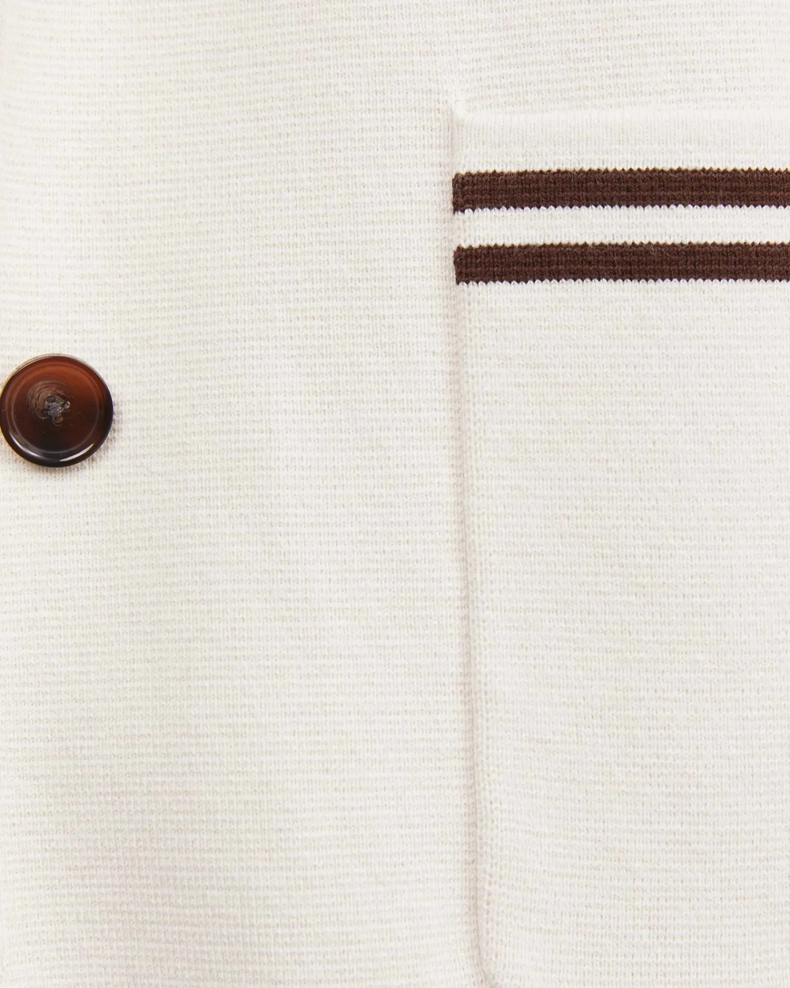 New Sportscraft Cotton Cashmere Cardigan in Chalk