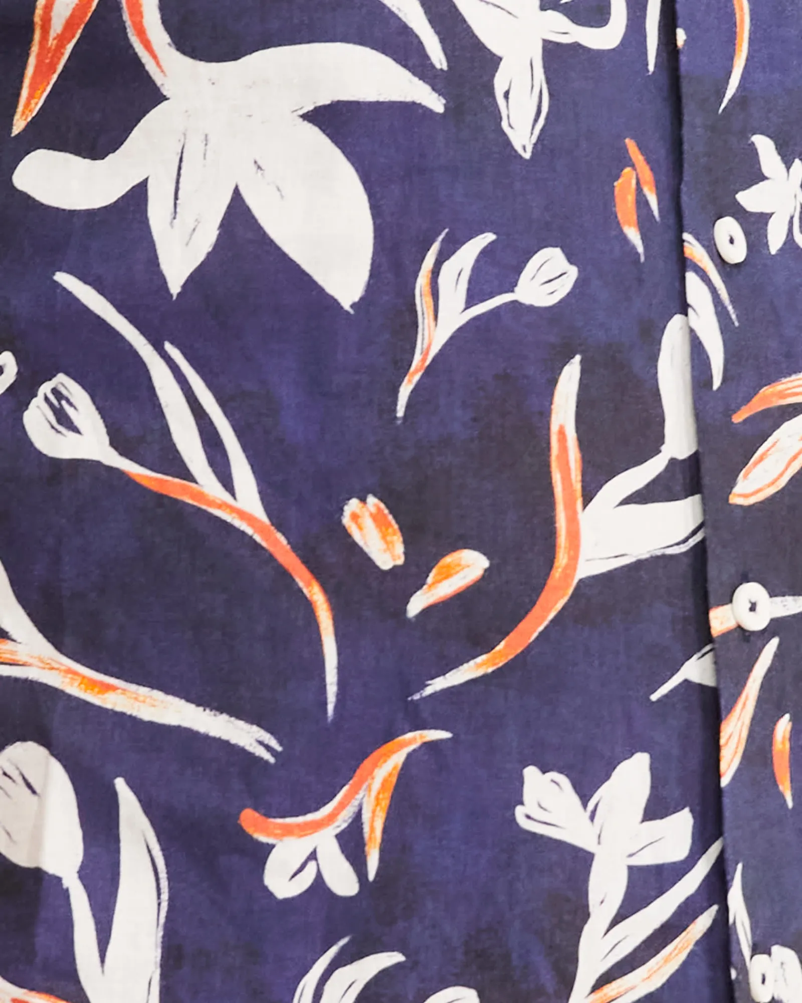 New Sportscraft Crawford Short Sleeve Tapered Shirt in Navy