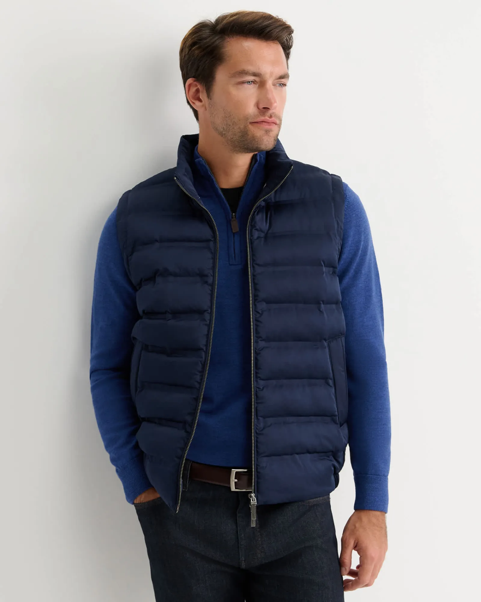 Sale Sportscraft Curtis Puffer Vest in Navy