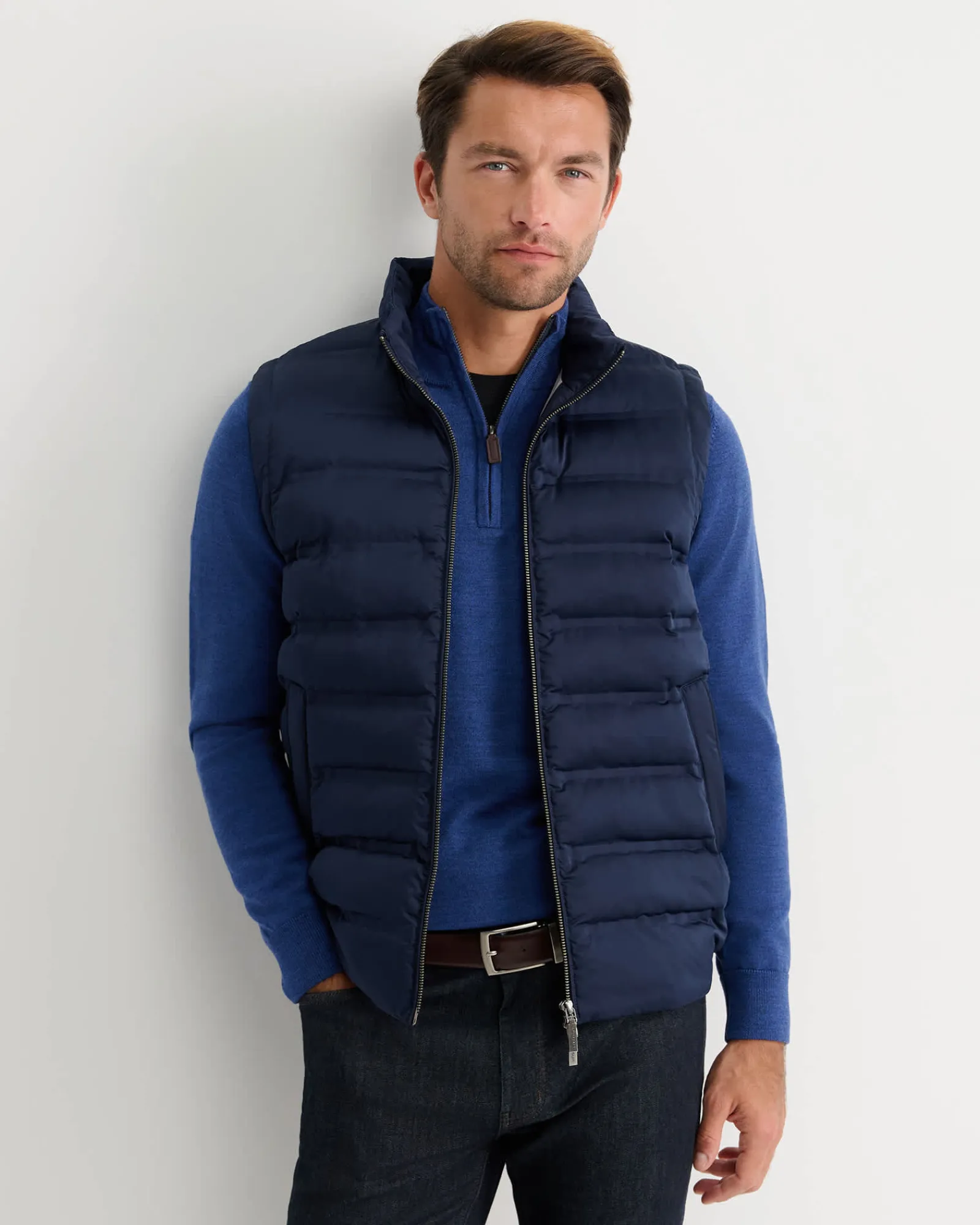 Sale Sportscraft Curtis Puffer Vest in Navy