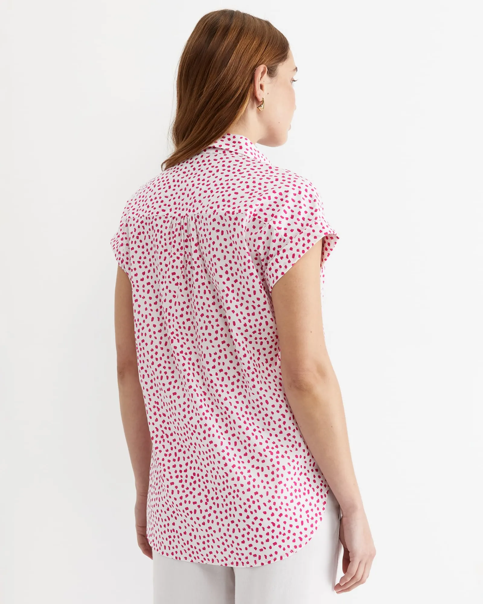 Sale Sportscraft Dashy Lily Voile Shirt in Whitepink White/pink