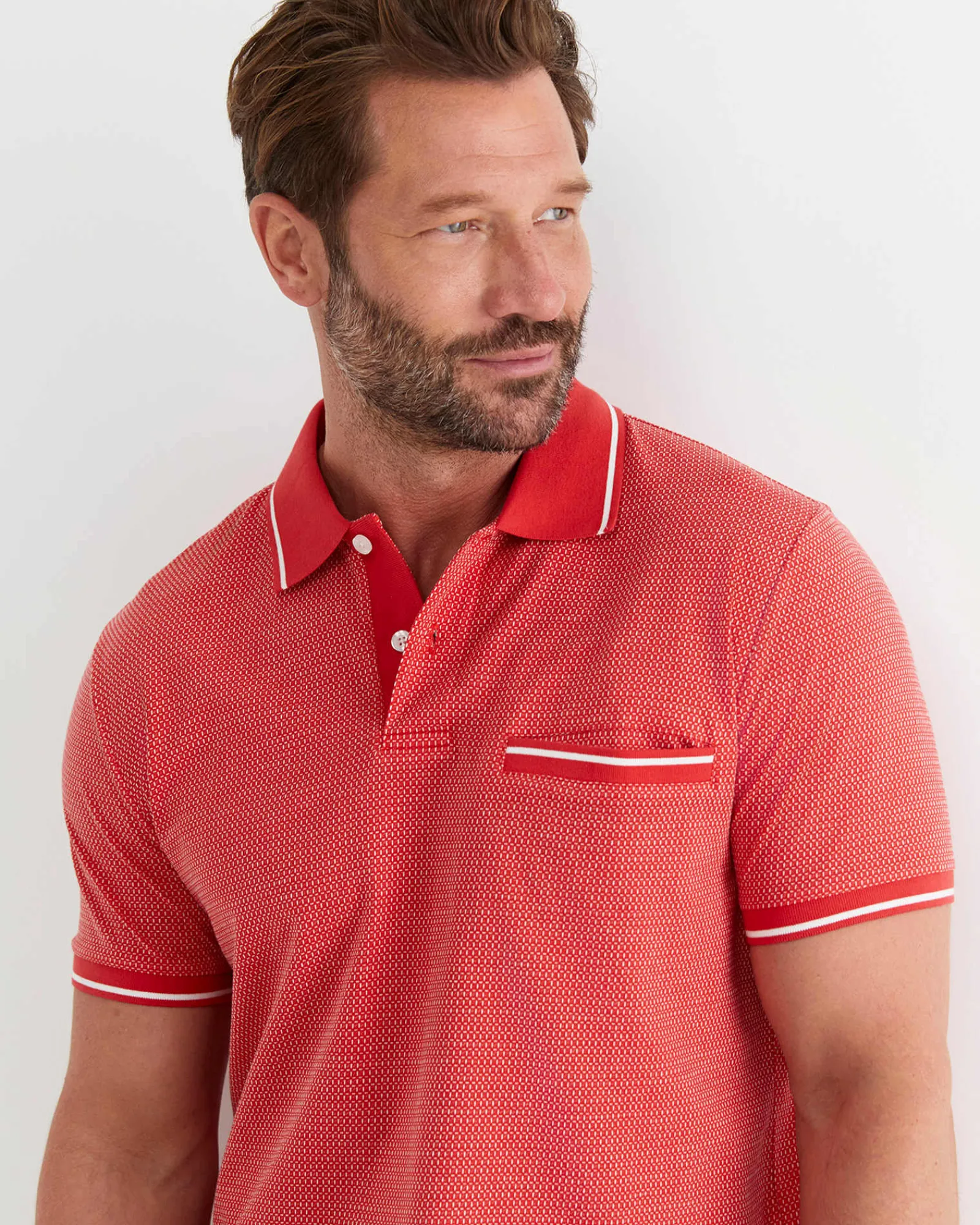 New Sportscraft Derry Polo in Orange