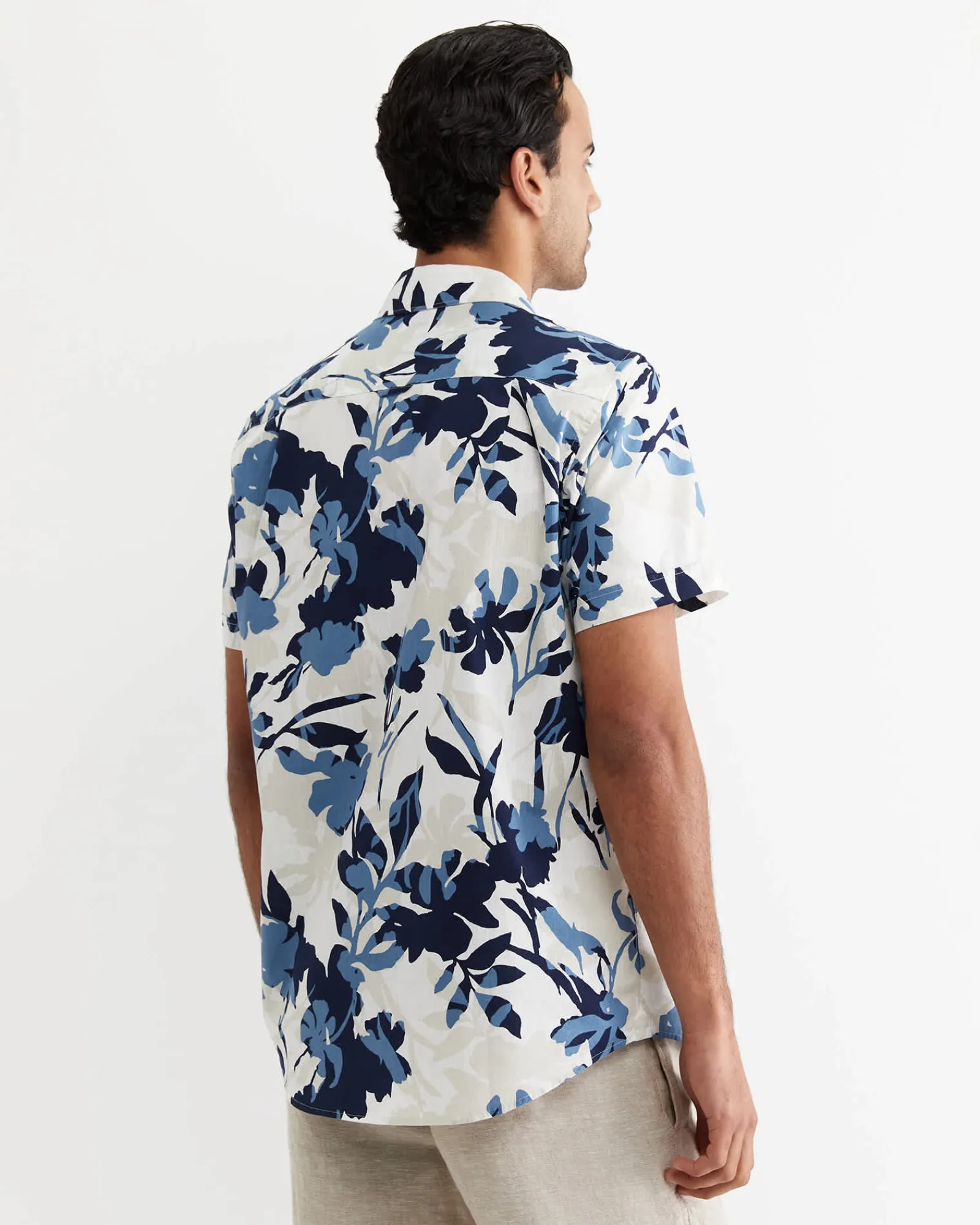 Hot Sportscraft Dyer Short Sleeve Shirt in Blue Multi BlueMulti