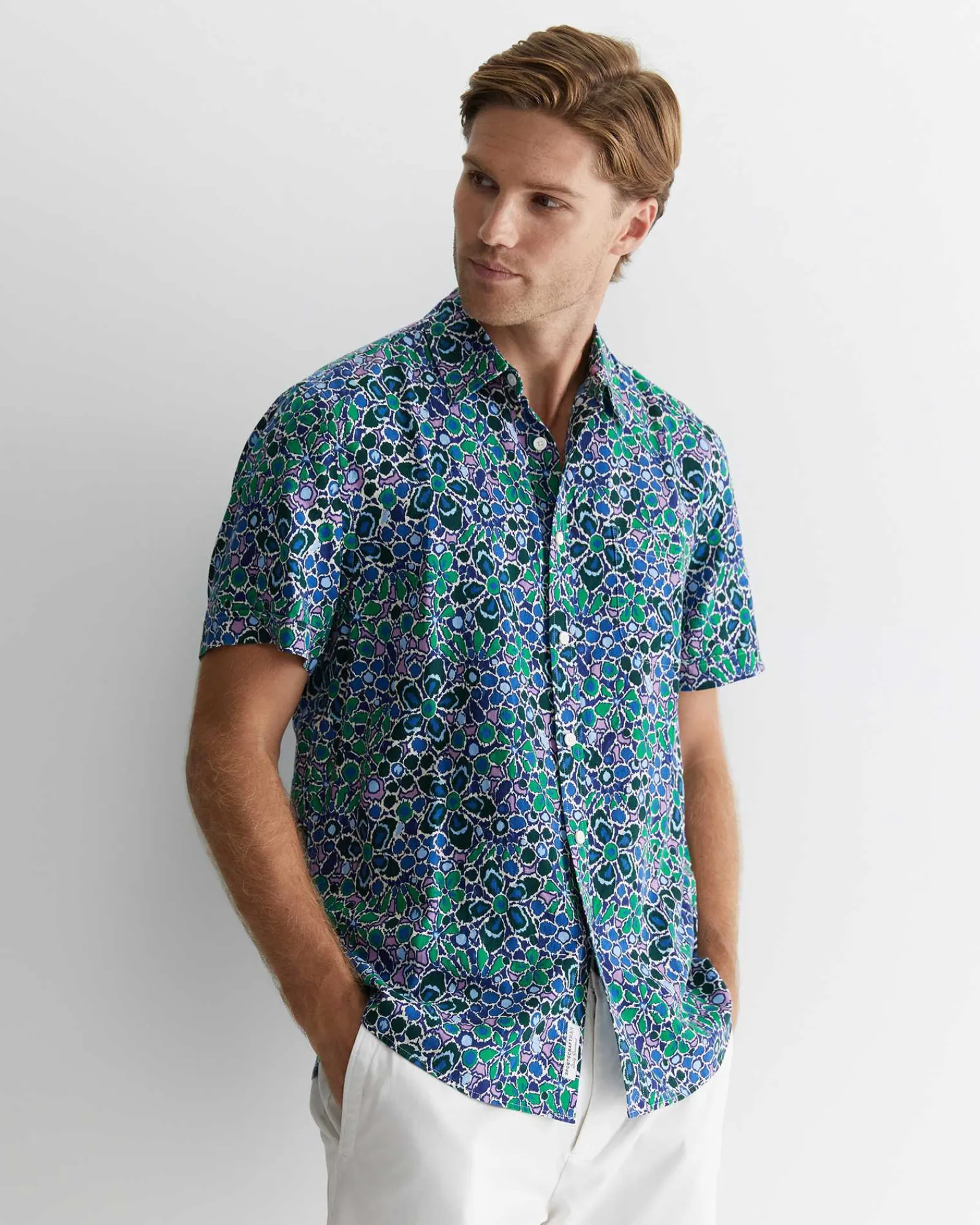 Clearance Sportscraft Eli Shirt in Emerald