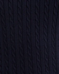 Outlet Sportscraft Elka Cable Polo in Navy