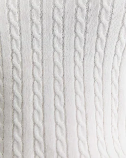 Hot Sportscraft Elka Cable Polo in White