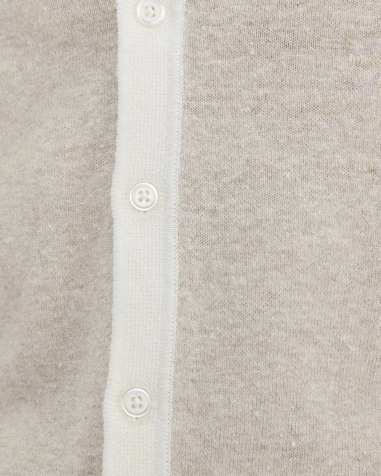 Discount Sportscraft Ellis Knitted Short Sleeve Shirt in Natural Melange NaturalMelange
