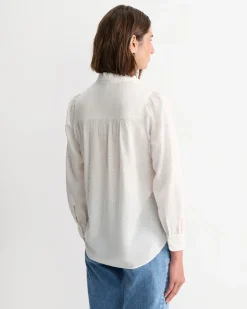 Online Sportscraft Emma Embroidery Blouse in White